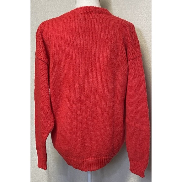 Segue Vintage 80's Sweater With Flower Women's Size Large - Picture 6 of 13